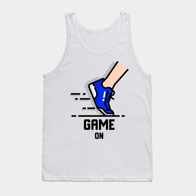 Game on running sneakers Tank Top by YungBick